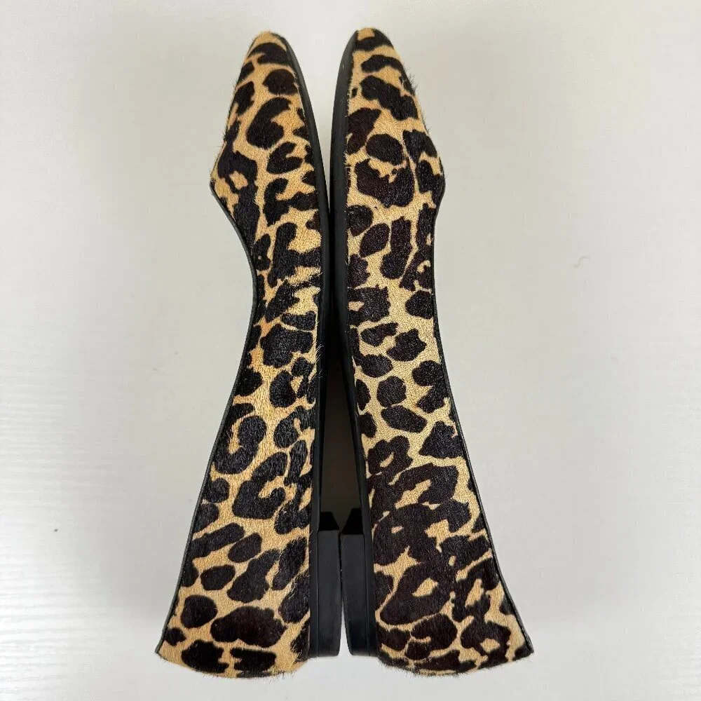 Vionic Pointed Toe Leopard Flats